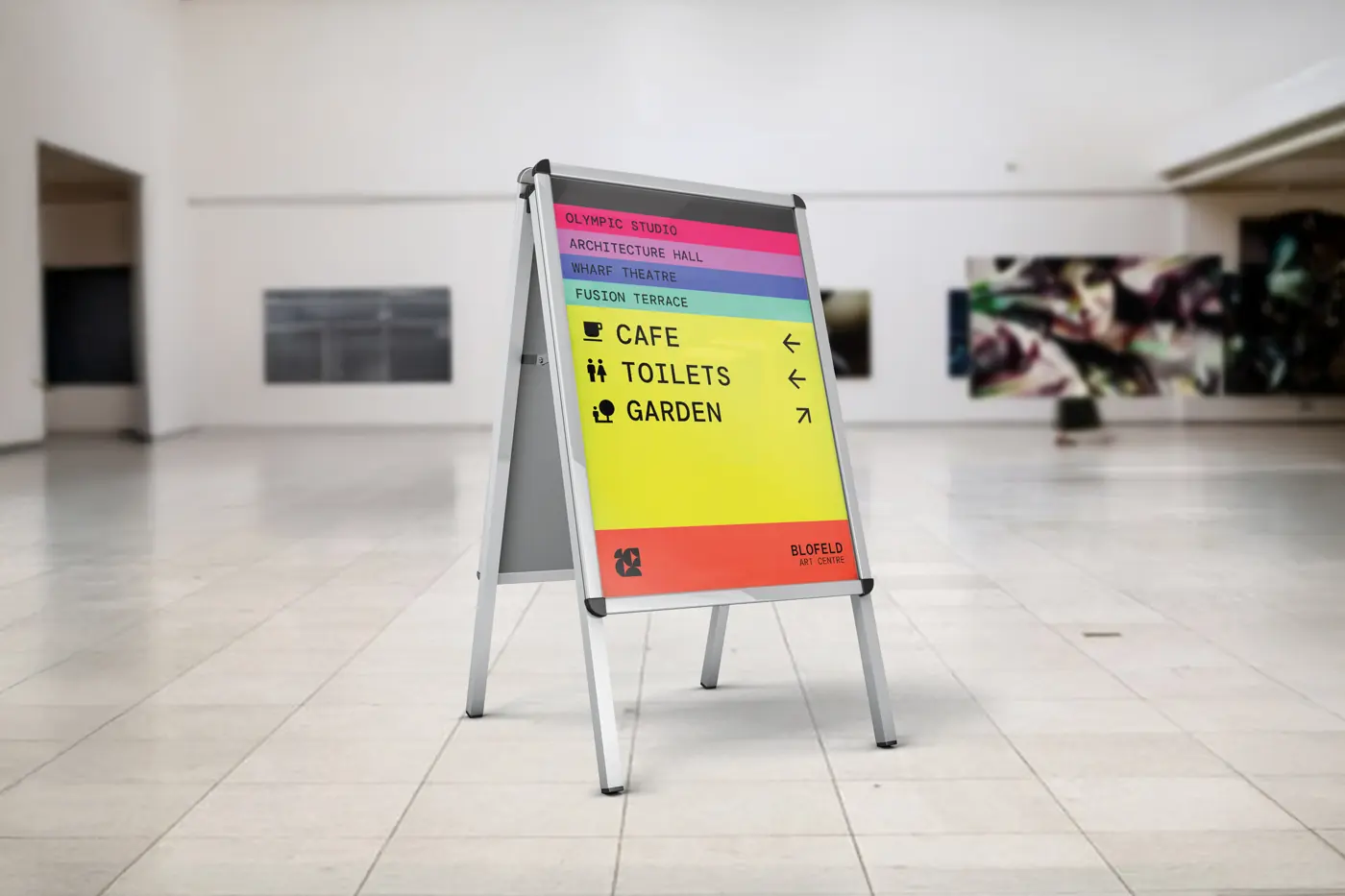 A-Frame Signs printed by Buzz Media
