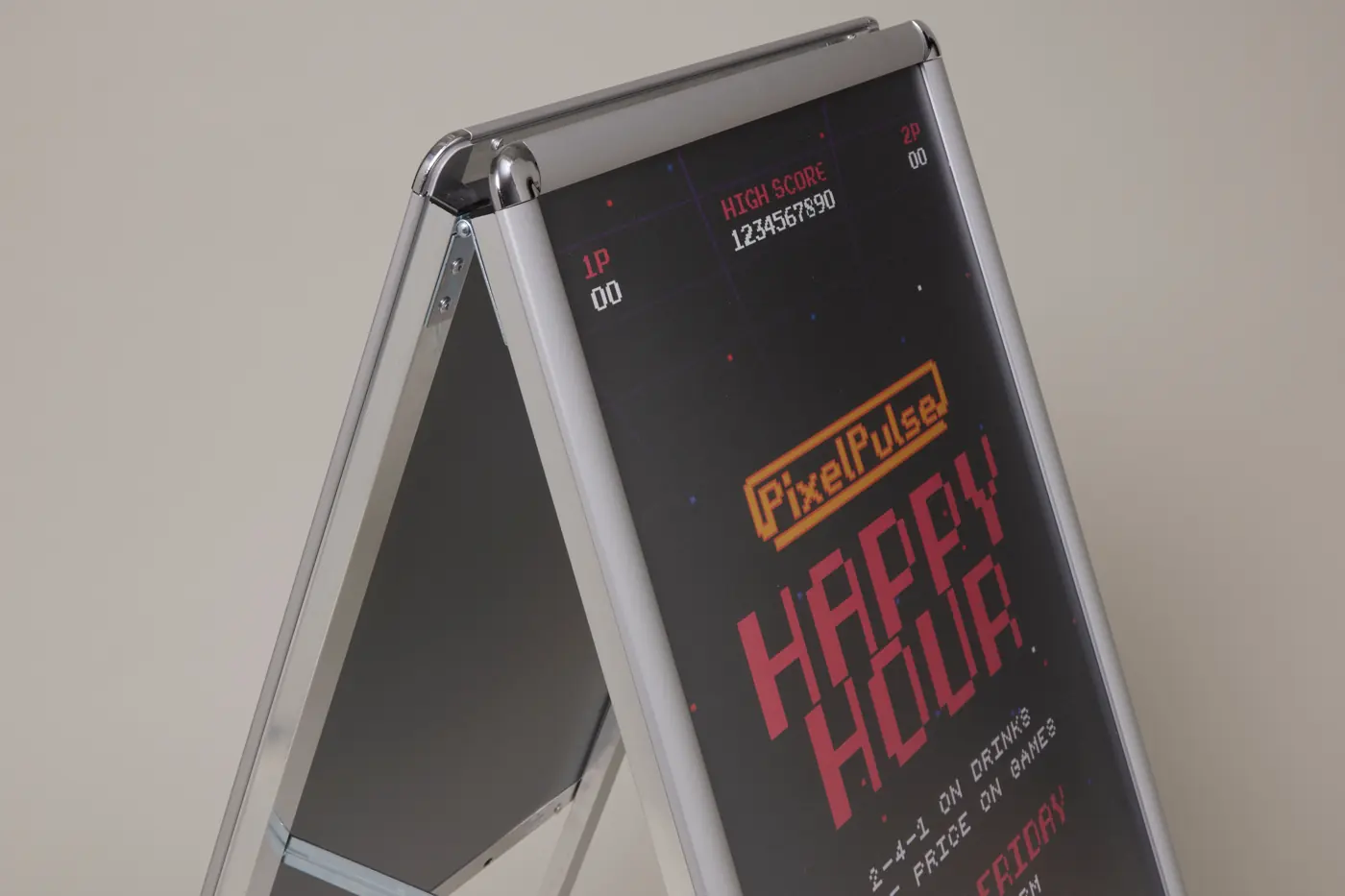 A-Frame Signs, view 6 – printed by Buzz Media