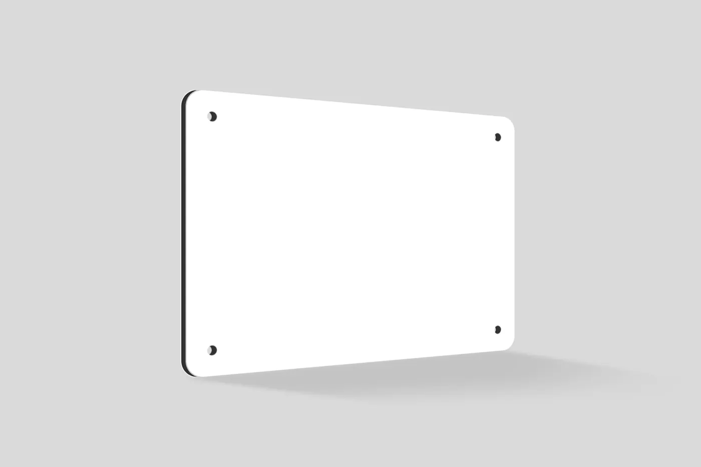 Aluminium Composite Signs, blank board – printed by Buzz Media