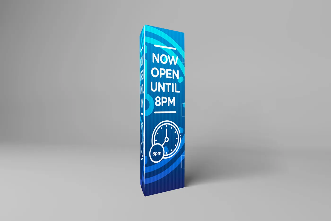 Bollard Covers, view 3 – printed by Buzz Media