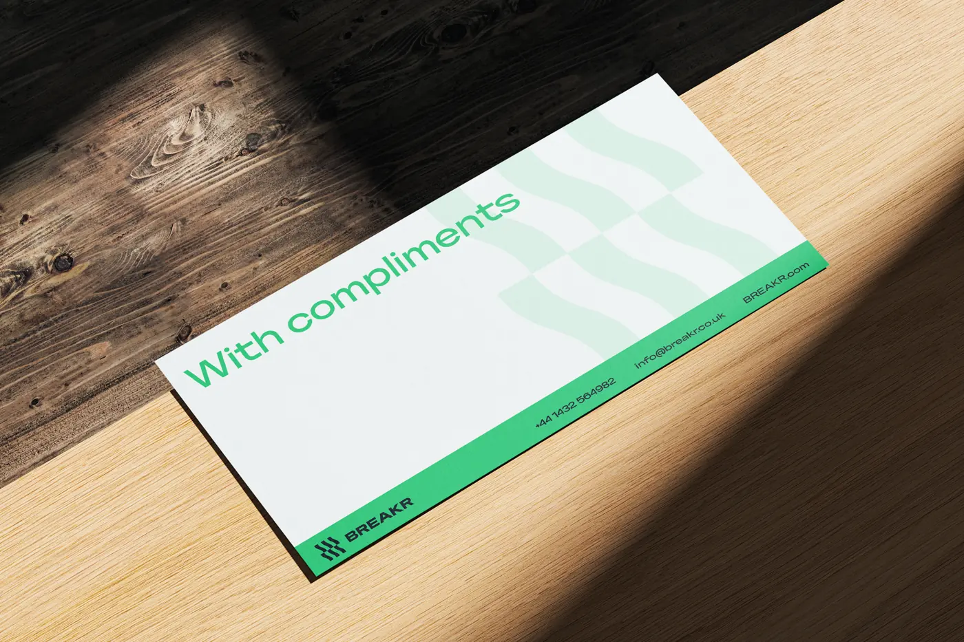 Compliment Slips, view 3 – printed by Buzz Media