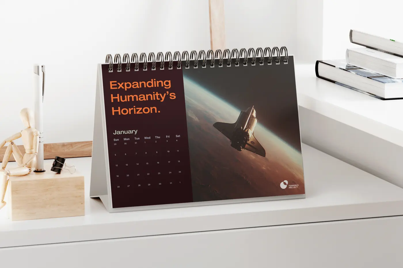 Desk Calendars, view 2 – printed by Buzz Media
