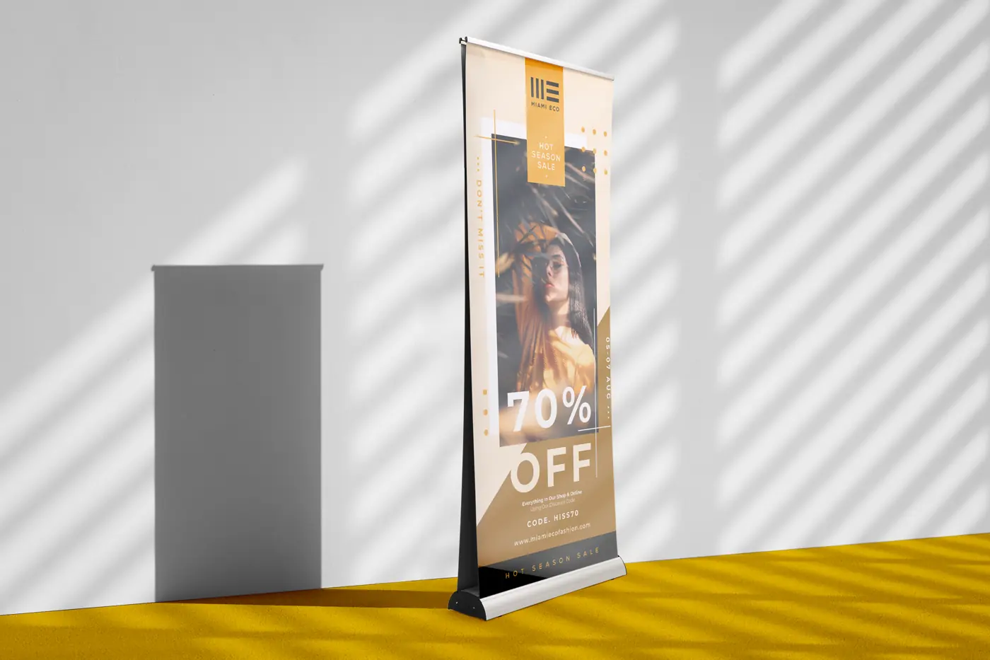 Double-Sided Roller Banners, view 2 – printed by Buzz Media