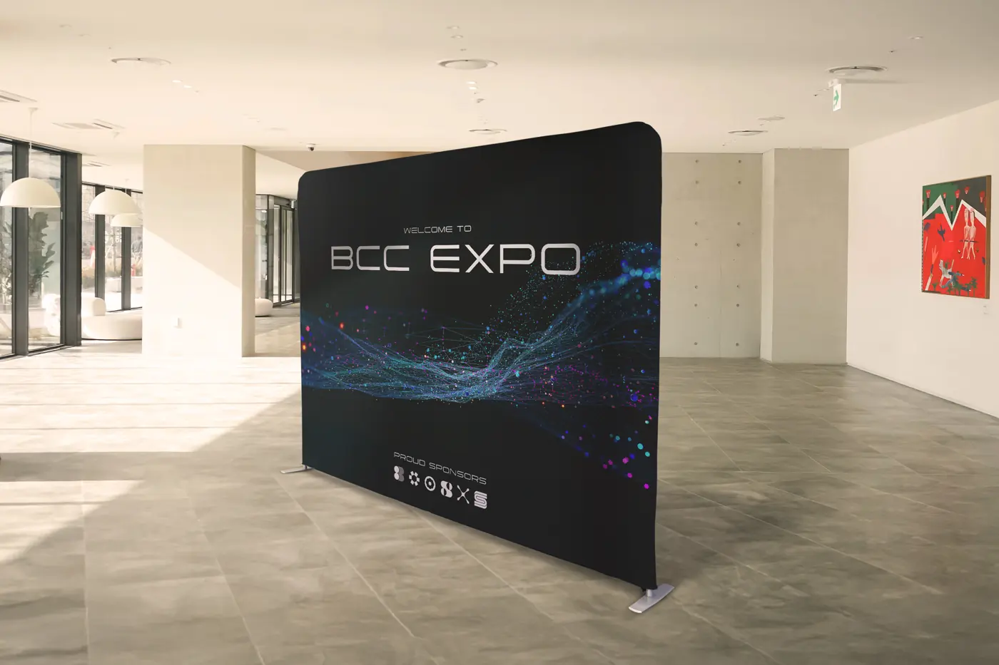 Fabric Displays – printed by Buzz Media