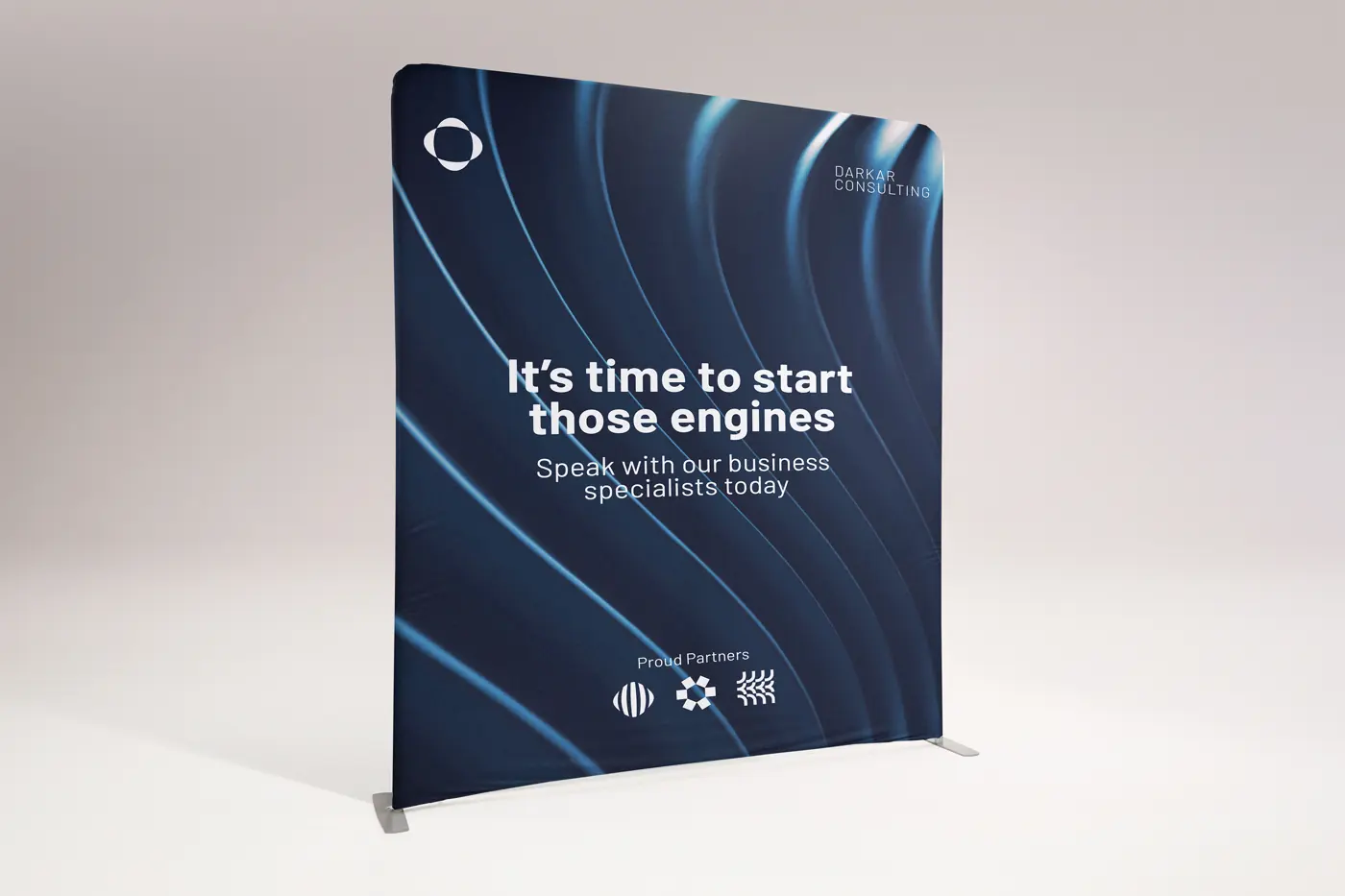 Fabric Displays, view 5 – printed by Buzz Media