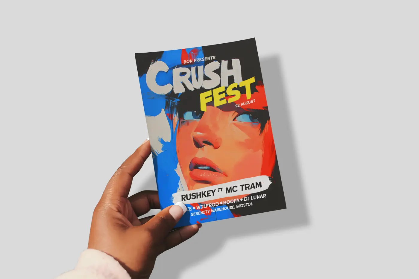 Flyers, view 2 – printed by Buzz Media