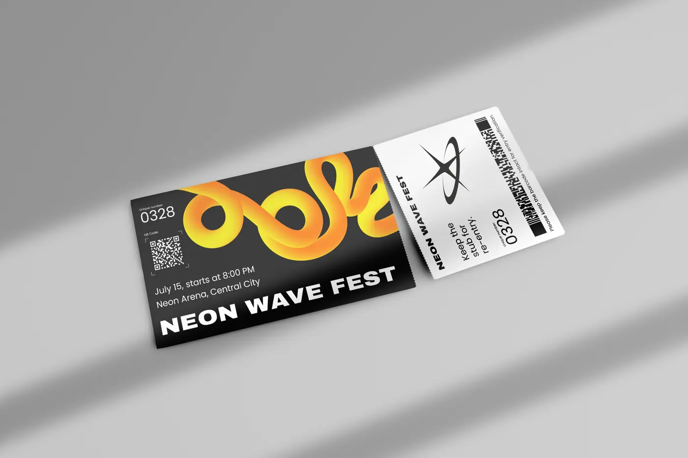 Flyers, perforated – printed by Buzz Media