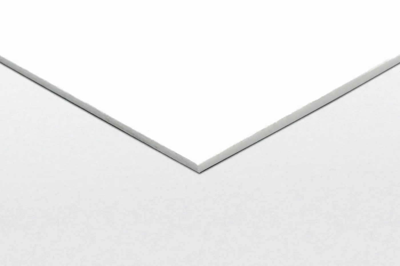 Foam Board Signs, 3mm board edge on light background – printed by Buzz Media