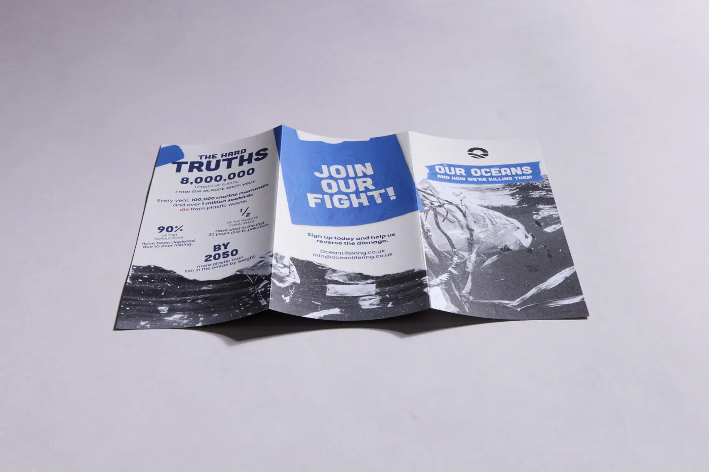 Folded Leaflets, DL C-fold – printed by Buzz Media