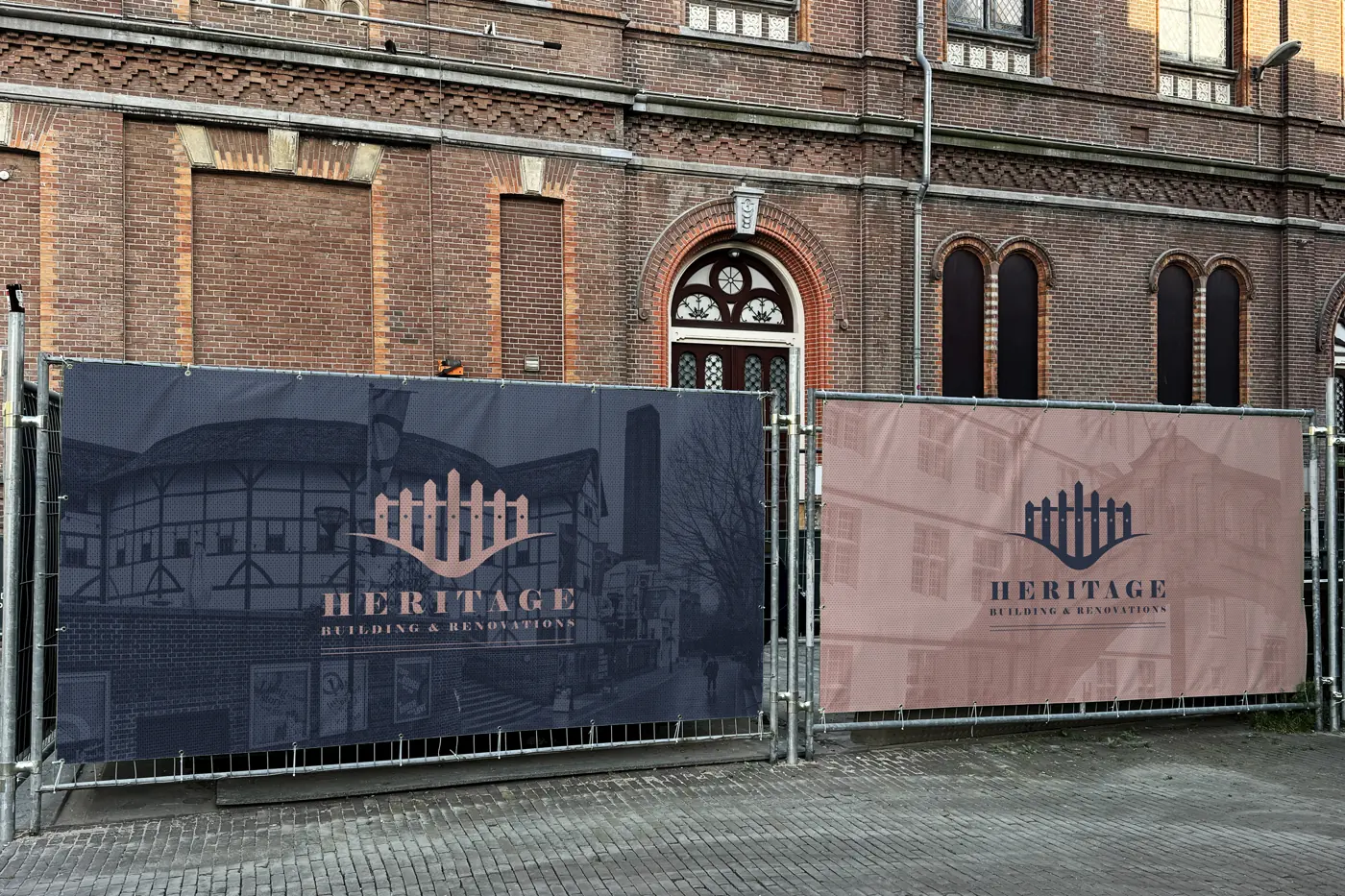 Heras Fence Covers, view 2 – printed by Buzz Media