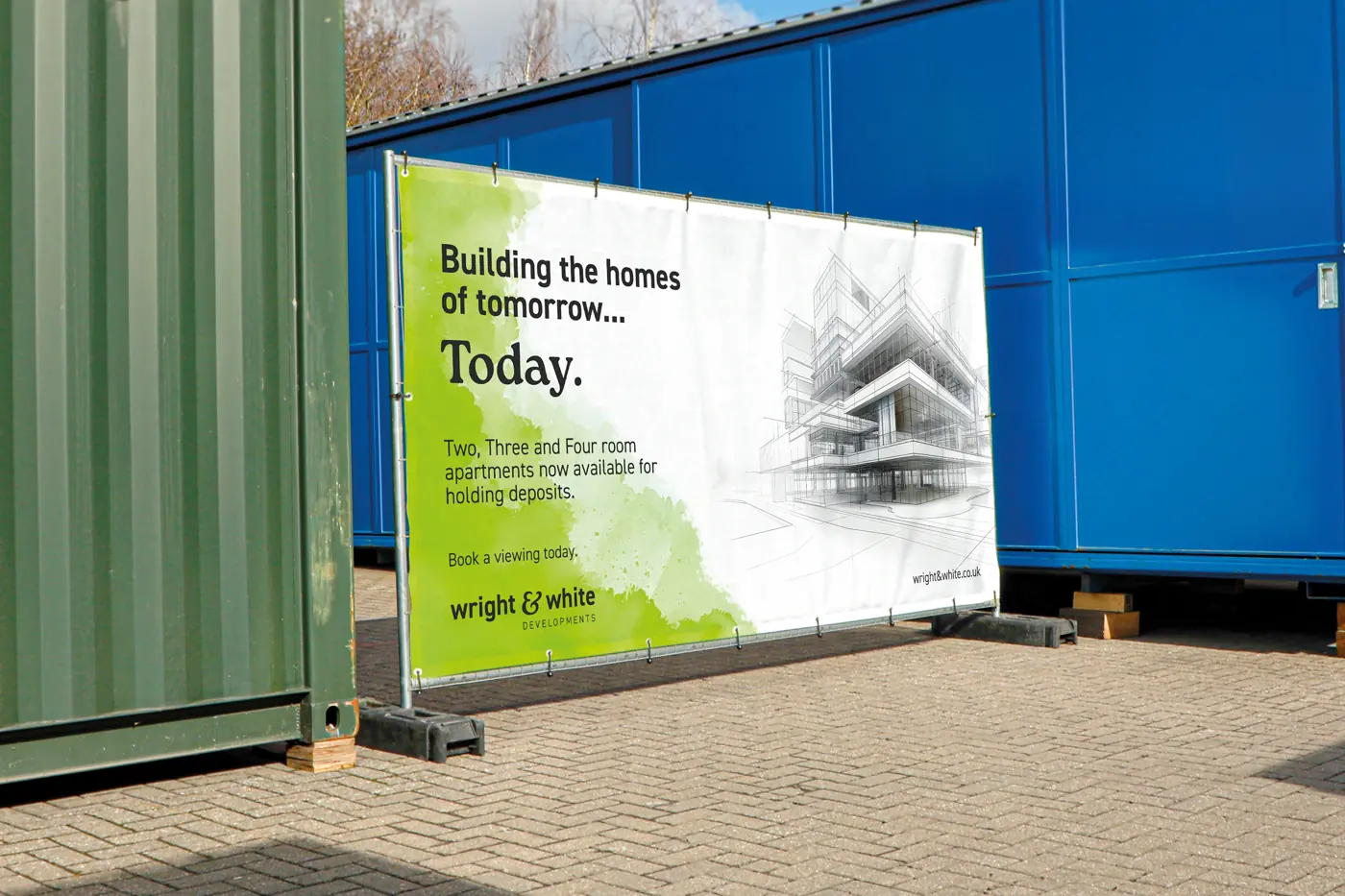 Heras Fence Covers, view 4 – printed by Buzz Media