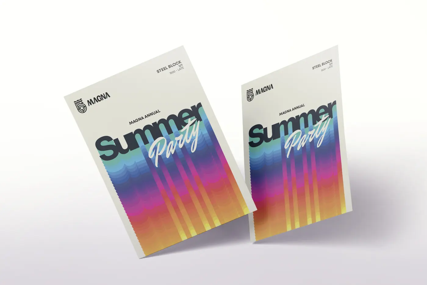 Invitations, view 2 – printed by Buzz Media