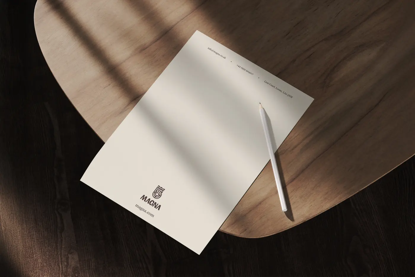 Letterheads, view 3 – printed by Buzz Media
