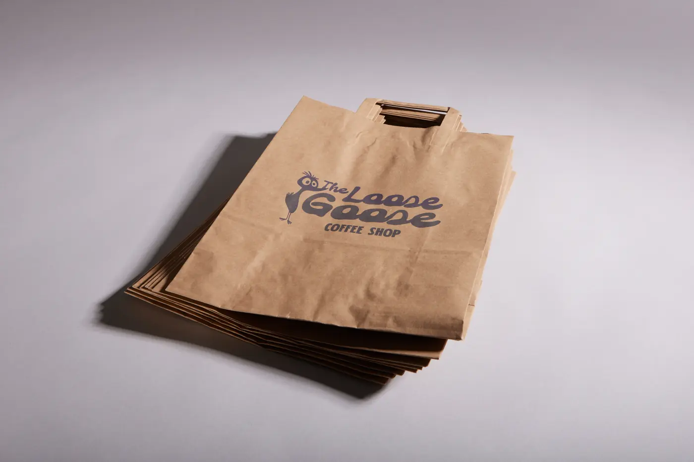 Paper Bags, brown kraft, view 5 – printed by Buzz Media