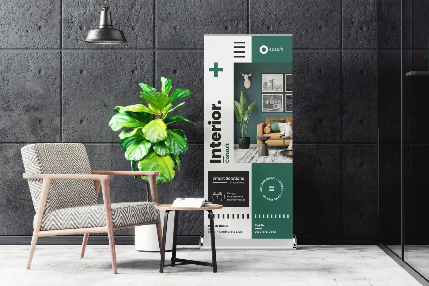 Premium Roller Banners, view 2 – printed by Buzz Media