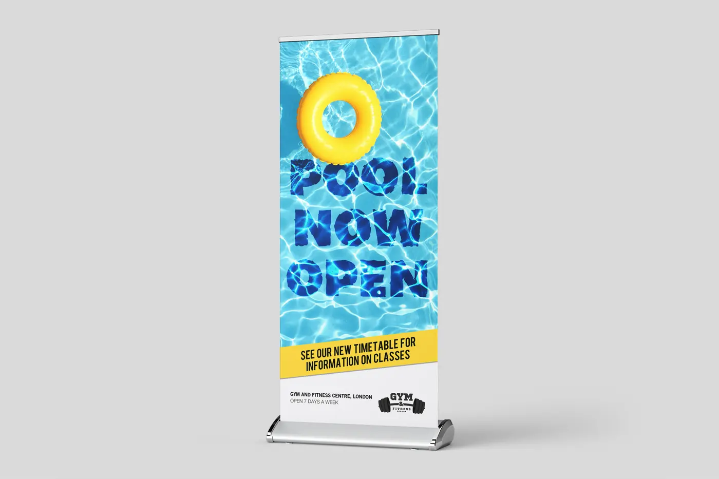 Premium Roller Banners, view 3 – printed by Buzz Media