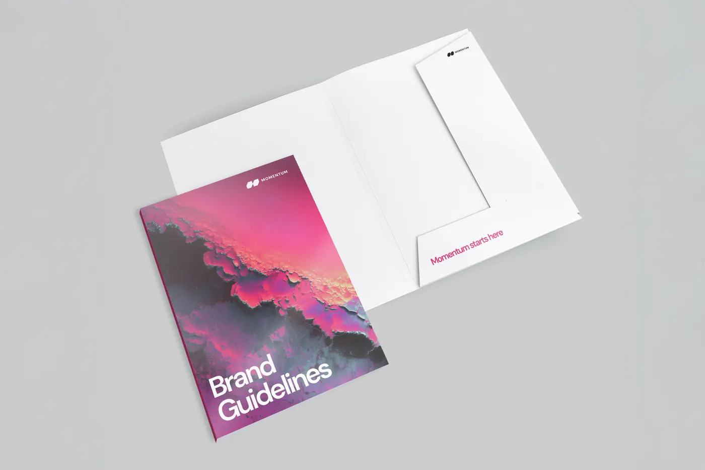Presentation Folders, interlocking – printed by Buzz Media