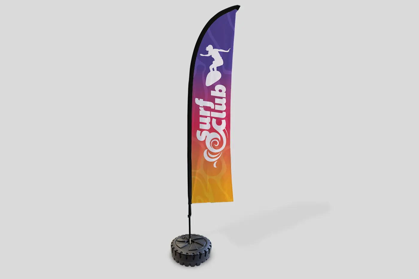 Printed Flags, feather – printed by Buzz Media