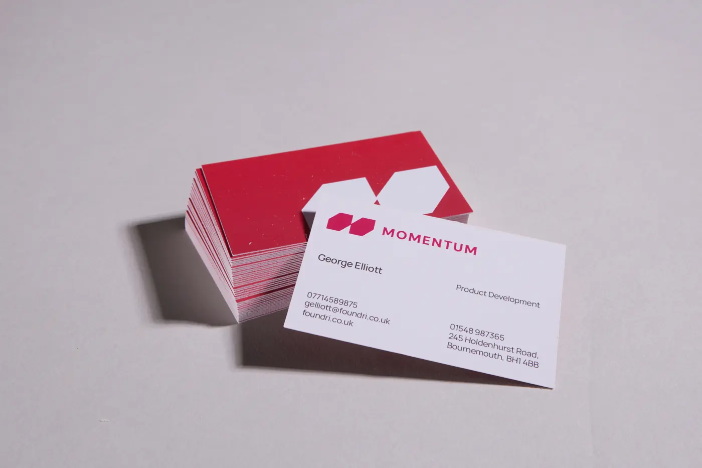 Standard Business Cards, view 5 – printed by Buzz Media