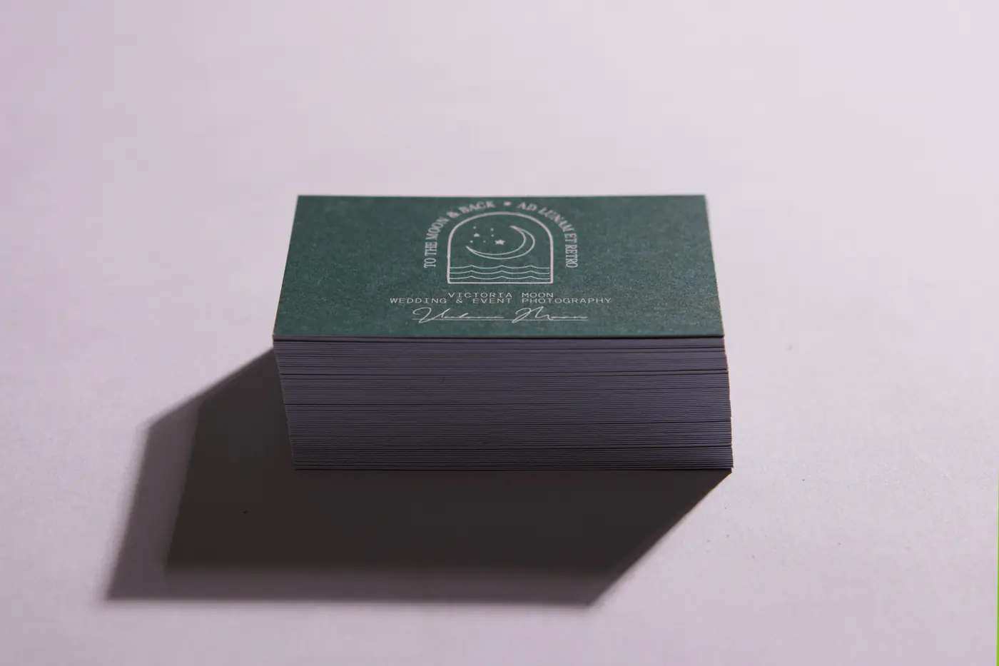 Standard Business Cards, uncoated – printed by Buzz Media