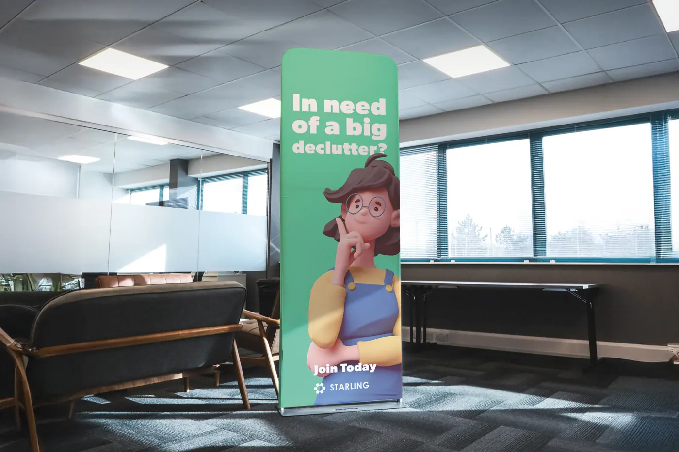 Stretch Fabric Tube Banners – printed by Buzz Media