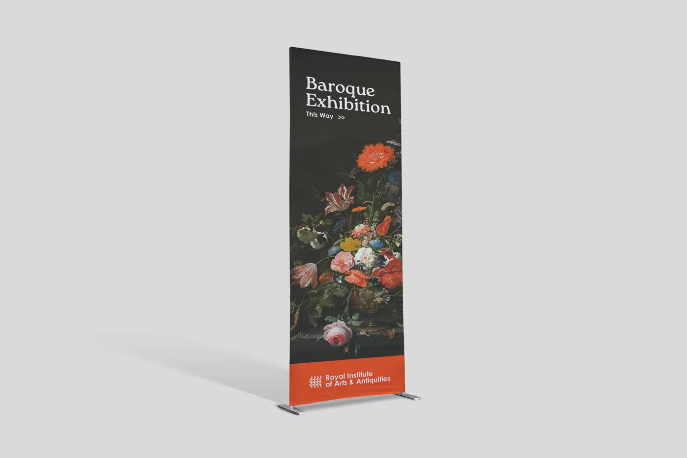 Stretch Fabric Tube Banners, view 2 – printed by Buzz Media