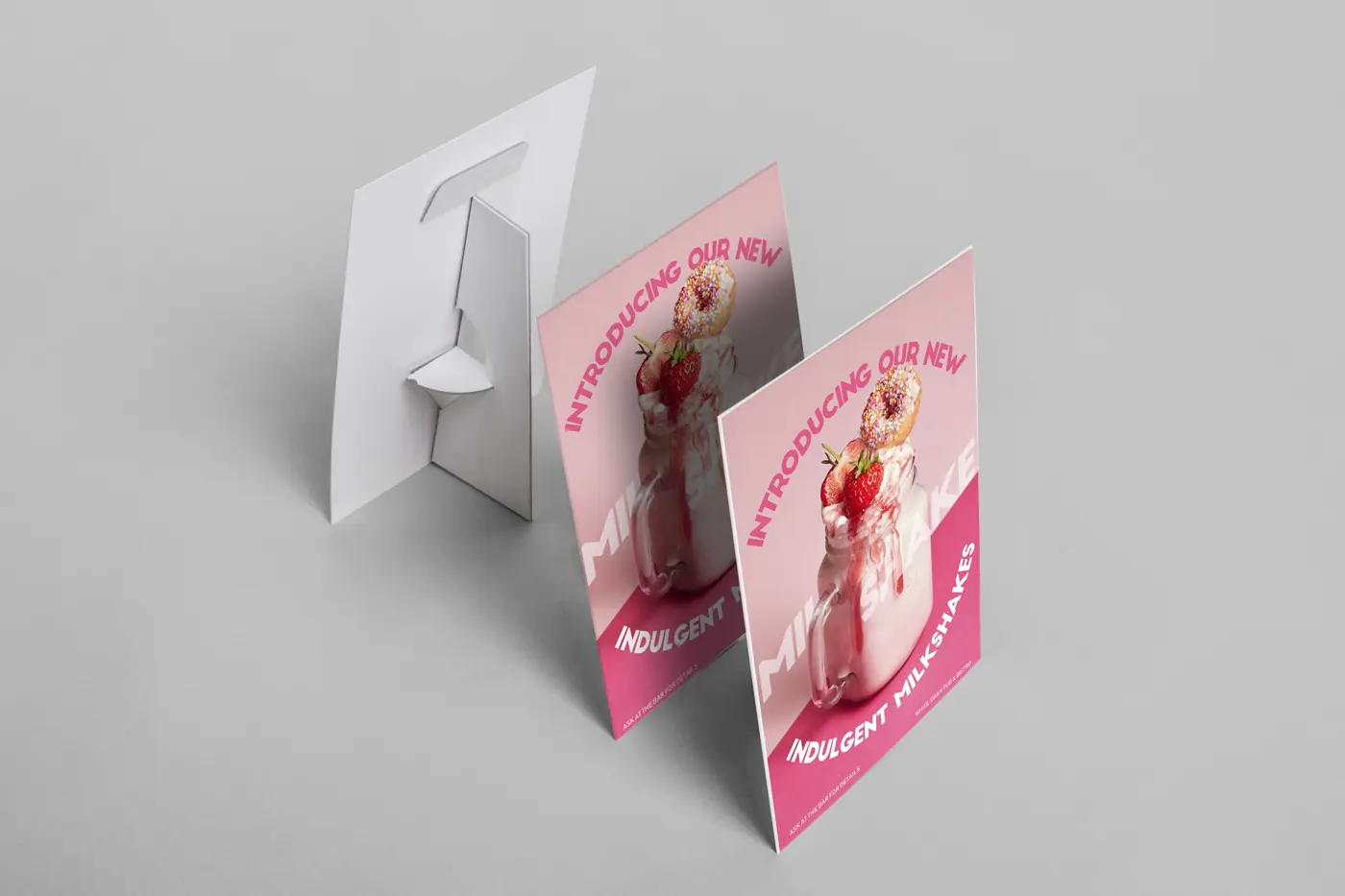 Strut Cards, view 6 – printed by Buzz Media