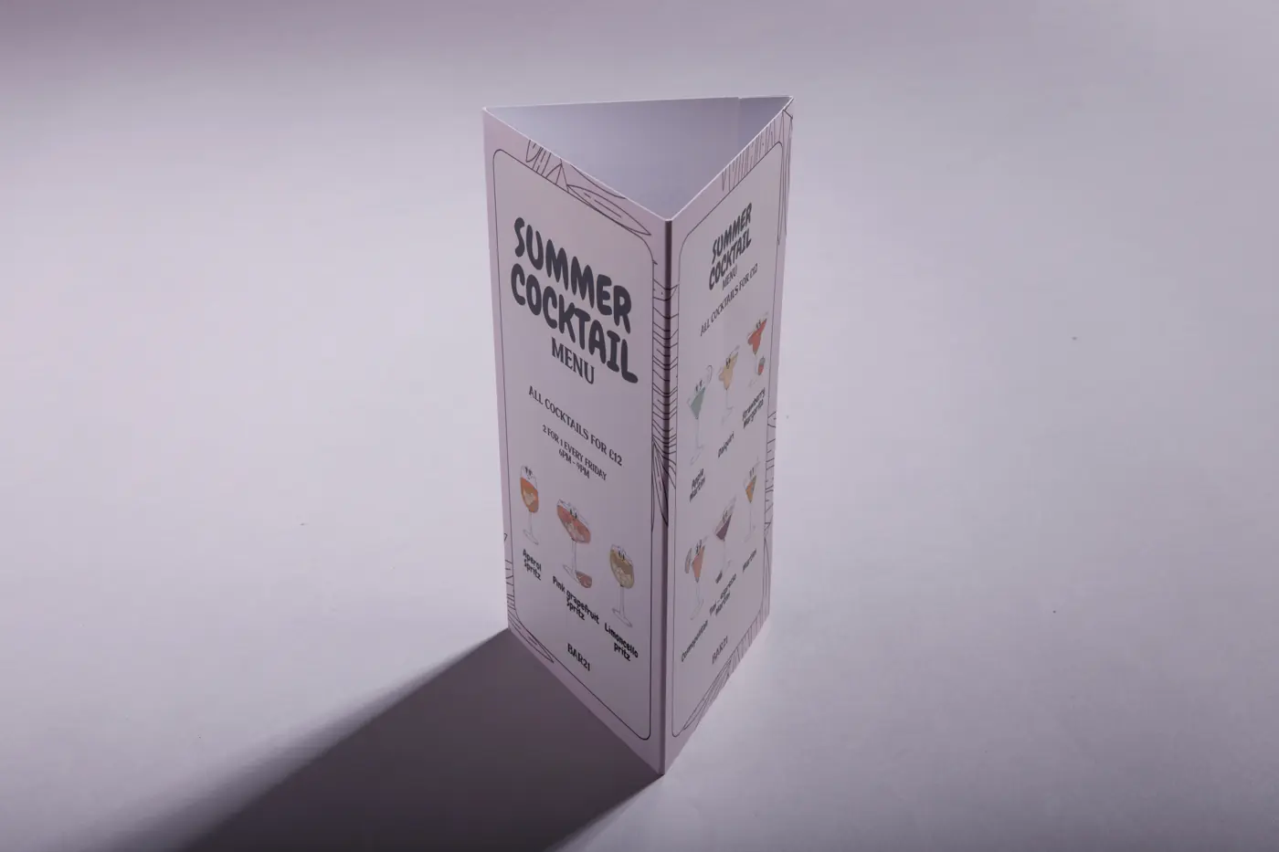 Table Talkers, view 5 – printed by Buzz Media