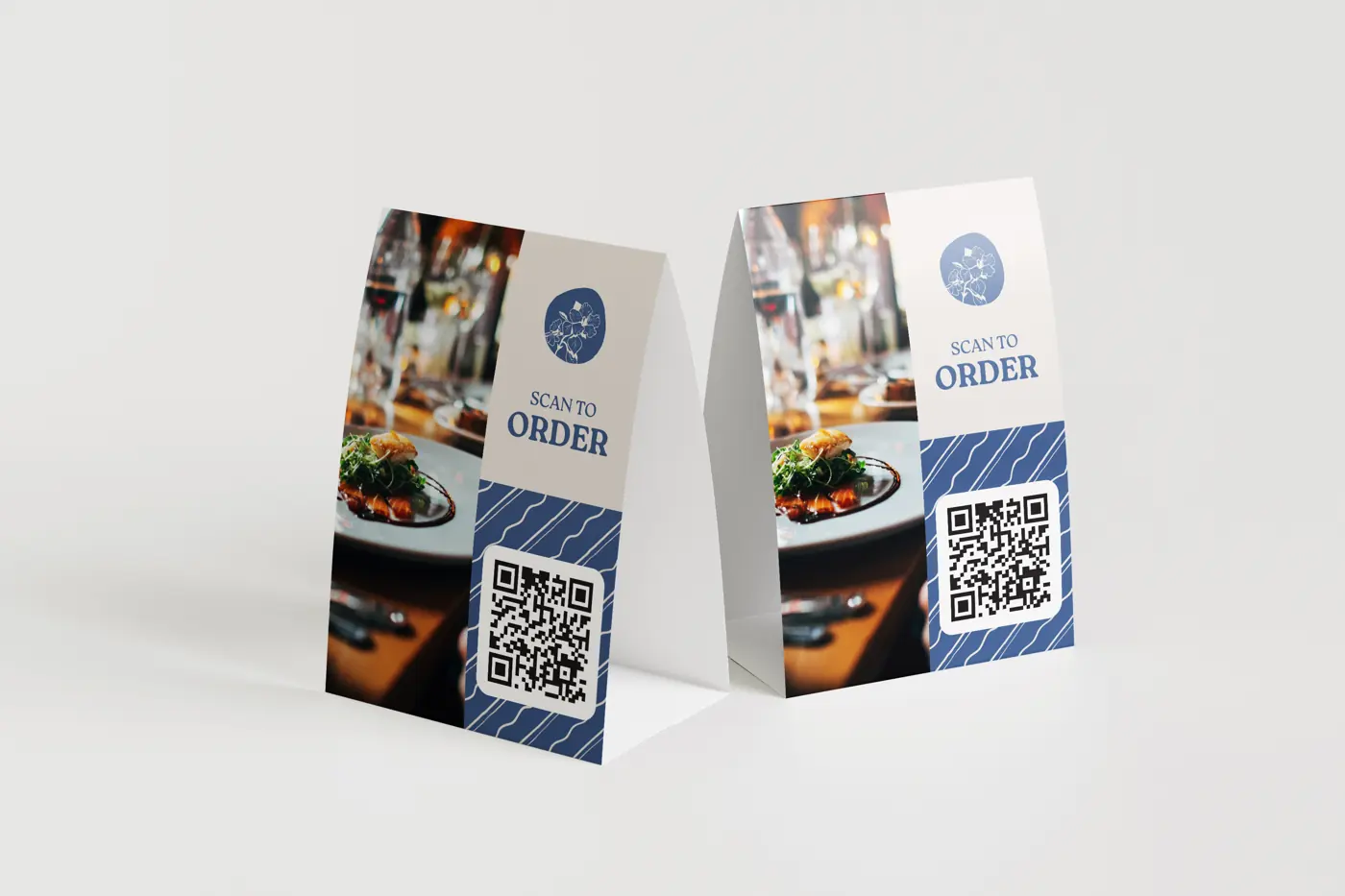 Tent Cards, view 2 – printed by Buzz Media