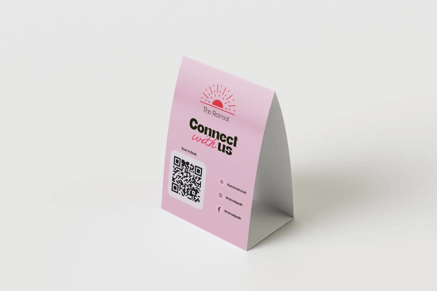 Tent Cards, view 6 – printed by Buzz Media