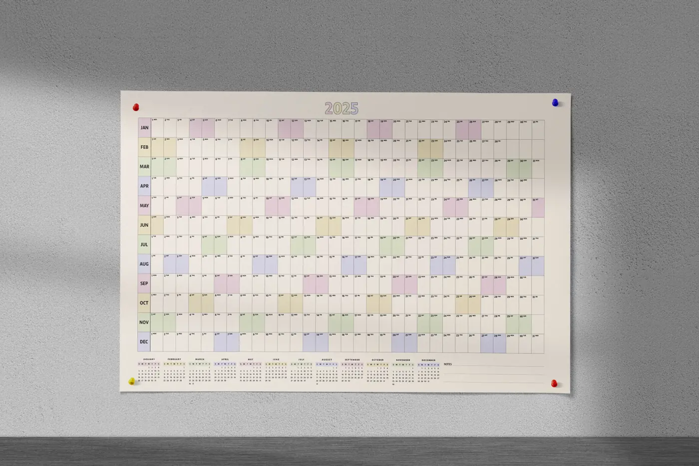 Wall Planners – printed by Buzz Media