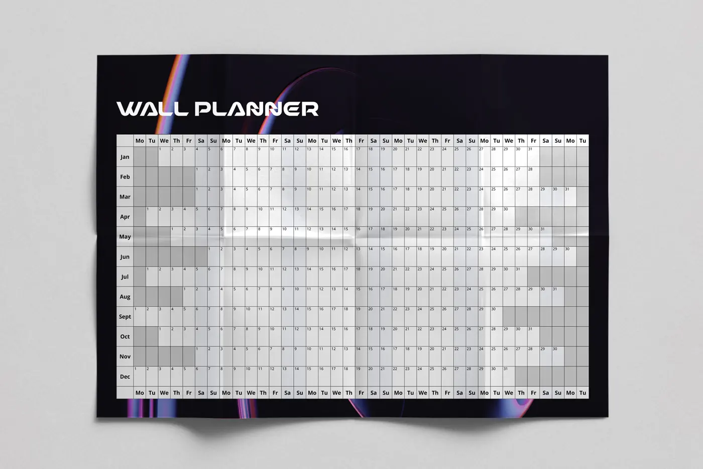 Wall Planners, view 2 – printed by Buzz Media