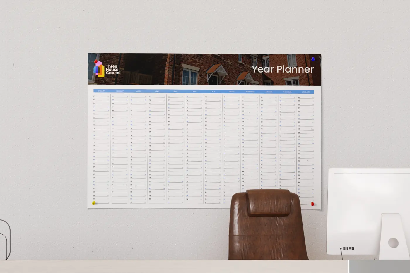 Wall Planners, view 3 – printed by Buzz Media