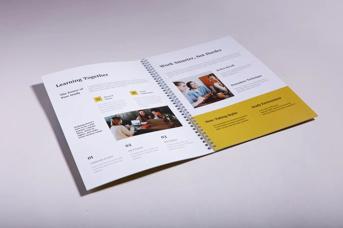 Wiro Bound Booklets, view 5 – printed by Buzz Media